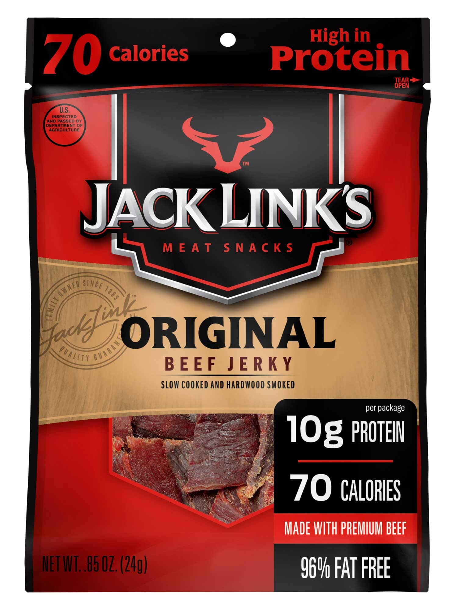 Jack Link's Original Beef Jerky, 0.85 Ounce Jack Link's 0.85 Ounce
