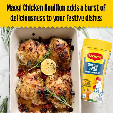 Maggi Caldo Sabor A Pollo Chicken Flavored Bouillon Powder, Granulated Chicken Soup Seasoning 7.9 oz Maggi