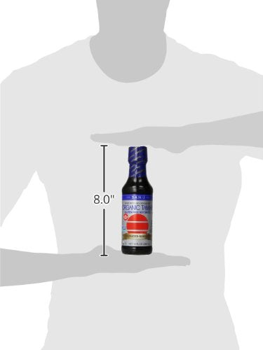 San-J Organic Tamari Soy Sauce Wheat Free Less Sodium 10 Ounce
