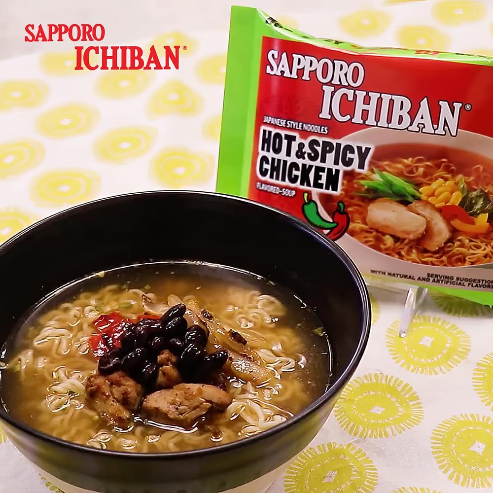Sapporo Ichiban, Hot & Spicy Chicken, 3.5 Ounce