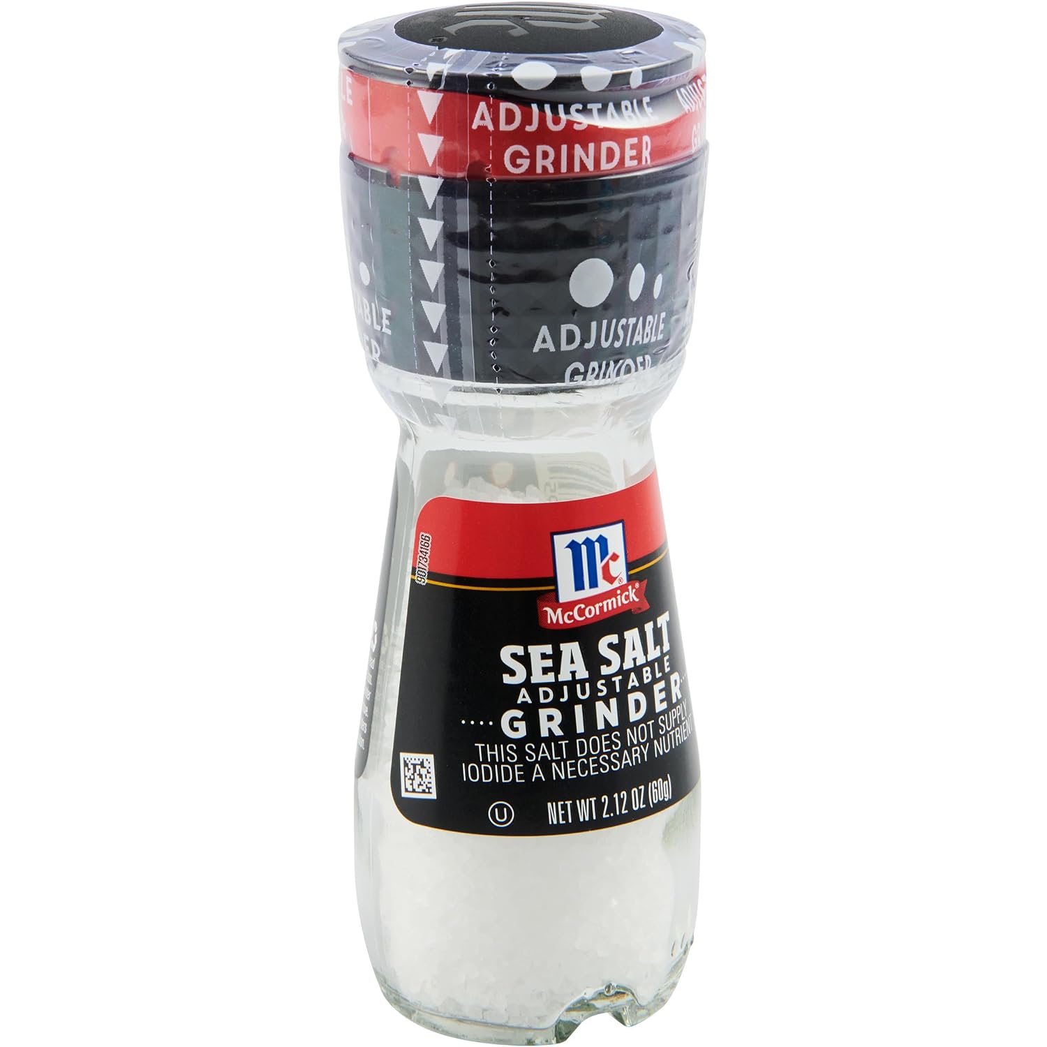 McCormick Sea Salt Grinder, 2.12 oz