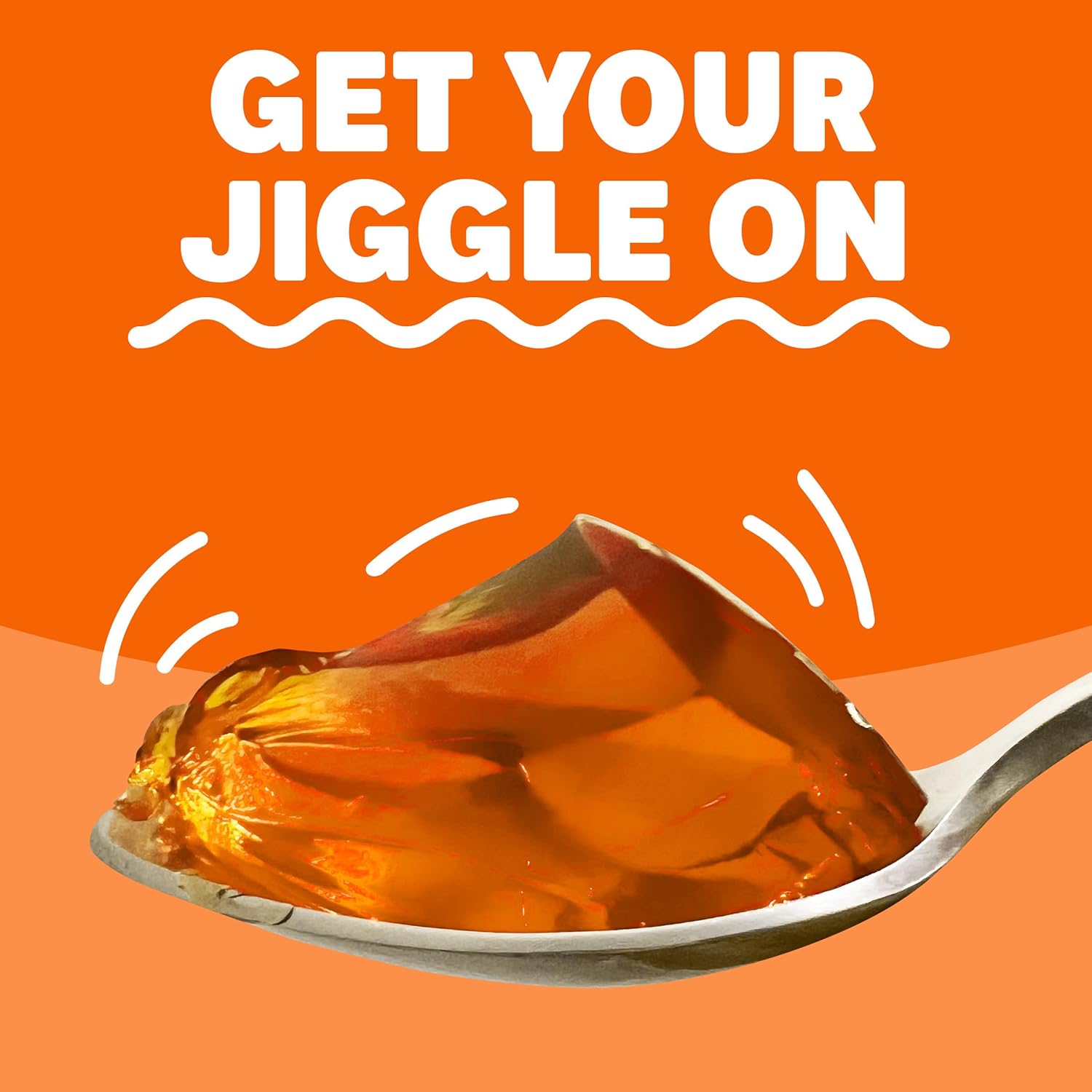 Jell-O Orange Flavor Gelatin Dessert, 6 Ounce