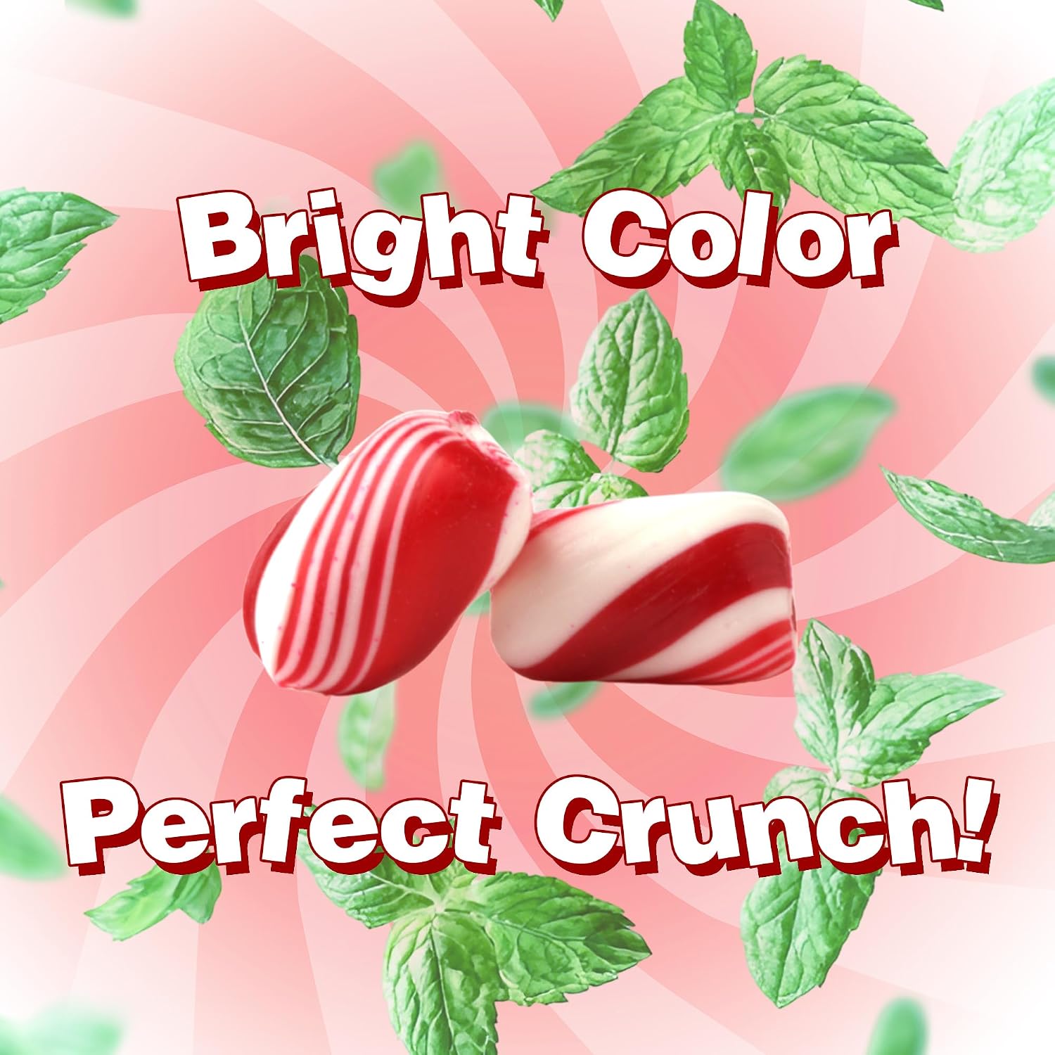 Snackathon Sugar-Free Cylinder-Shaped Twists Hard Candy, Red & White Peppermint Twists, 1 Pound