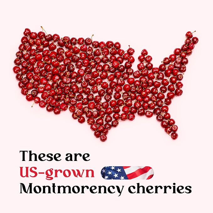 Snackathon Dried Tart Cherries, Lightly Sweetened Chewy Montmorency Sour Cherries
