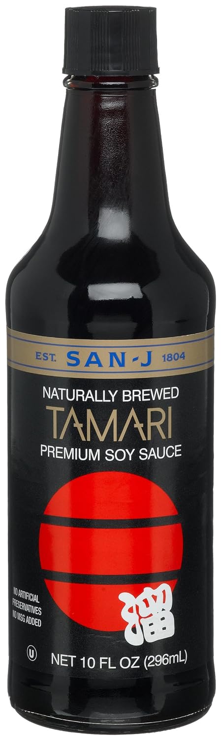 San-J Soy Sauce Tamari Black Label 10-Ounce