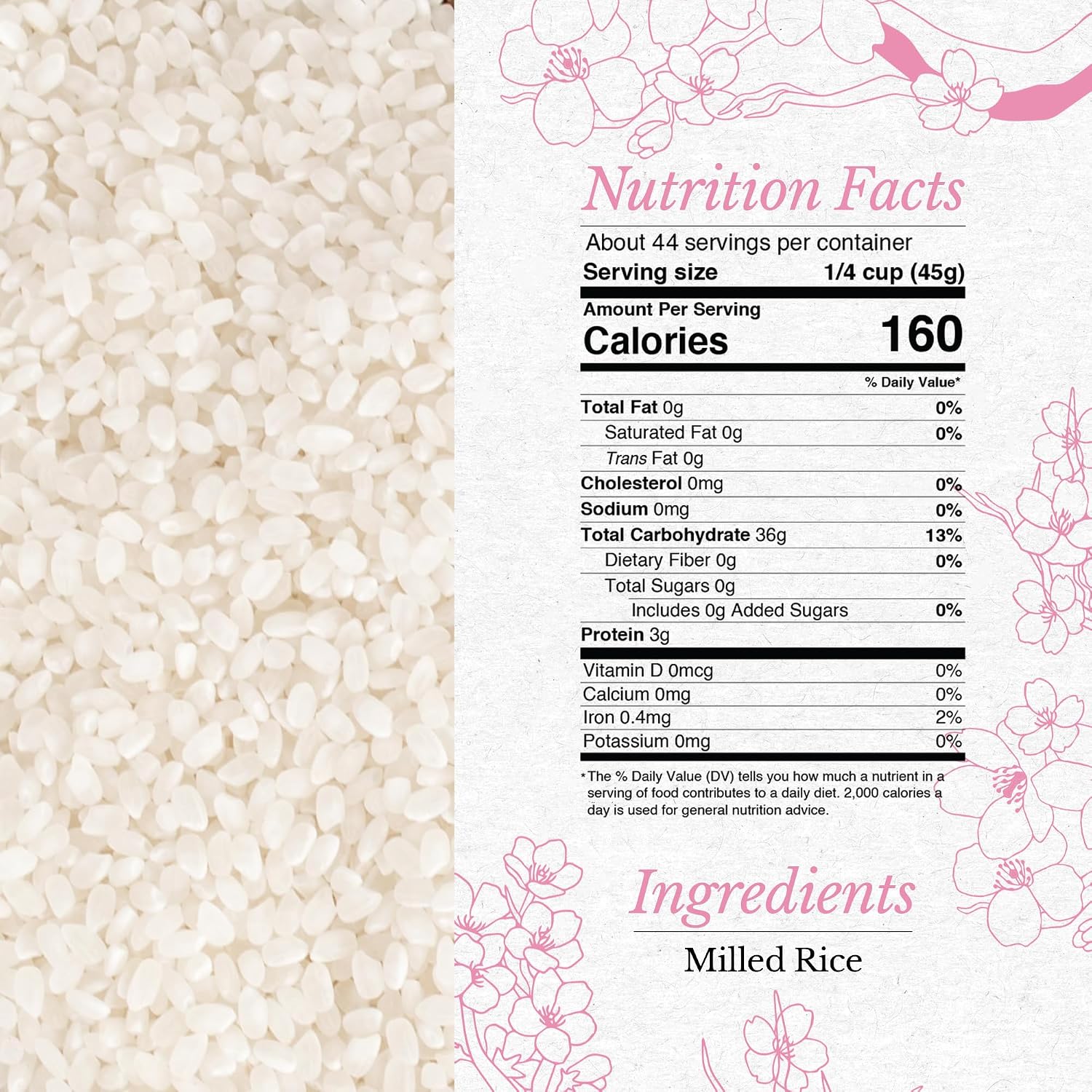 East & Else Japanese Sushi Rice, Koshihikari Ultra-Fancy Milled White Rice