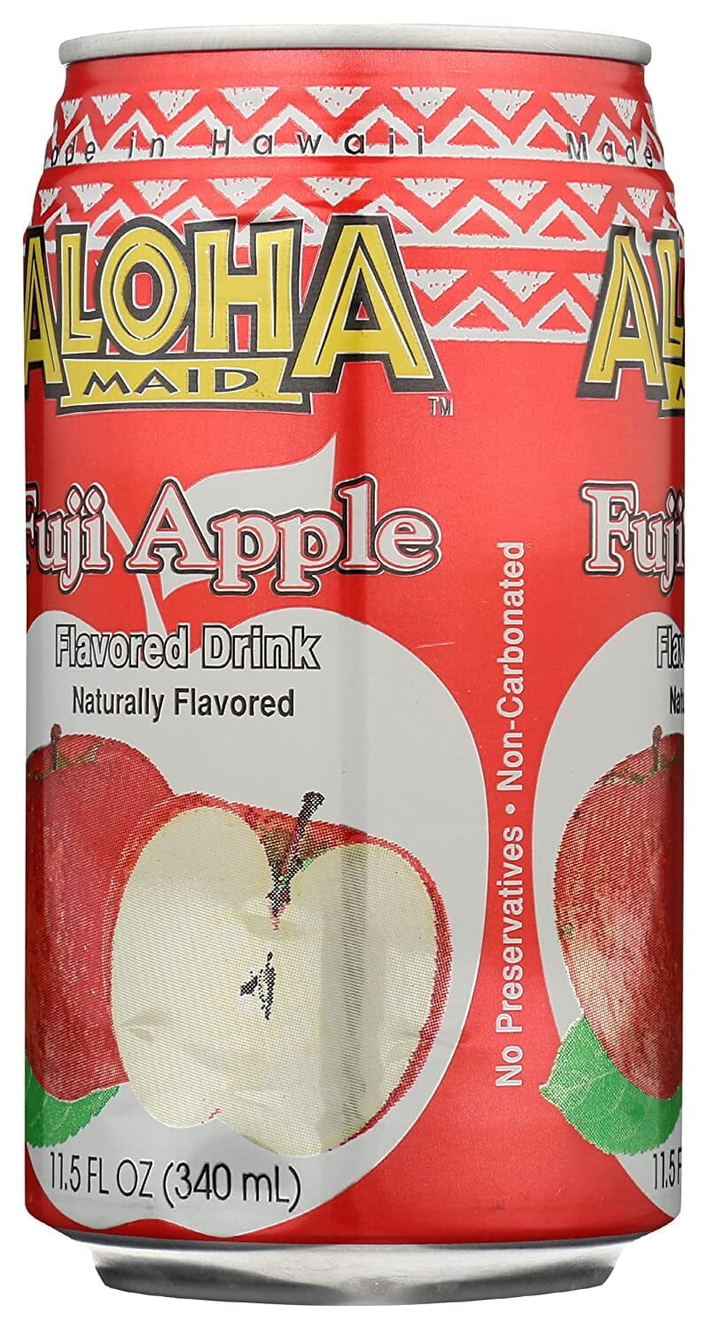 Aloha Maid Fuji Apple Natural Drink, 11.5 Fl. Oz., 6 Count ALOHA MAID 
