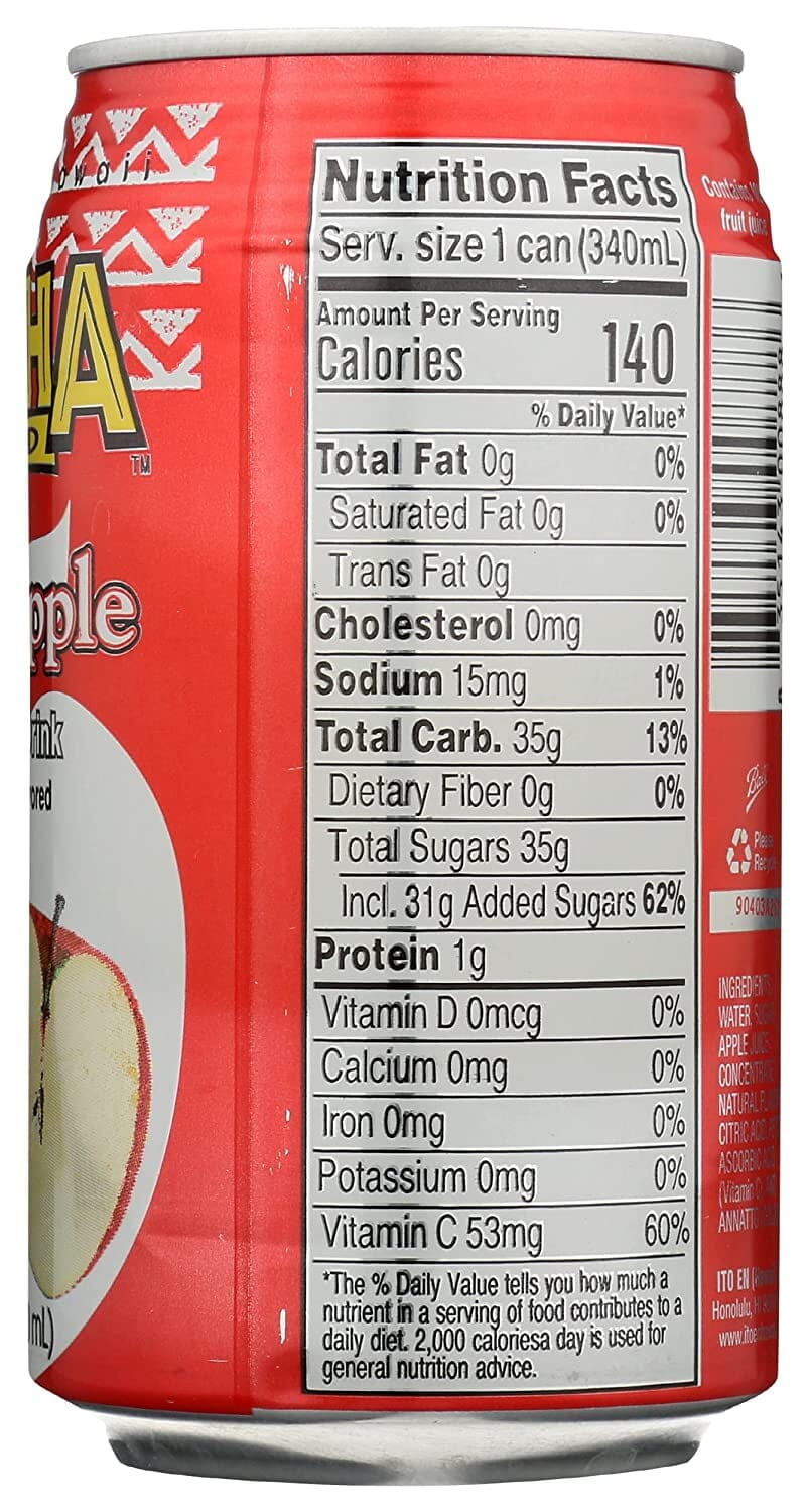 Aloha Maid Fuji Apple Natural Drink, 11.5 Fl. Oz., 6 Count ALOHA MAID 