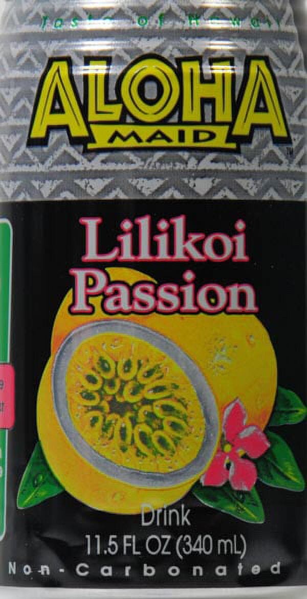 Aloha Maid Lilikoi Passion Juice, 11.5 Fl. oz., 6 Count ALOHA MAID 