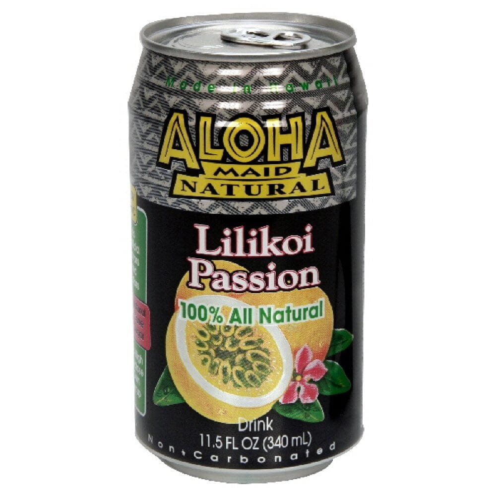 Aloha Maid Lilikoi Passion Juice, 11.5 Fl. oz., 6 Count ALOHA MAID 