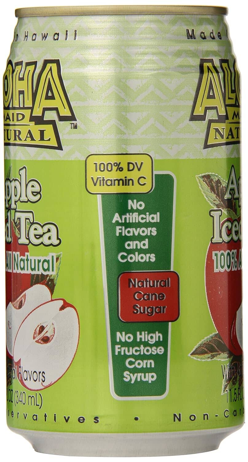 Aloha Maid Natural, Apple Iced Tea, 11.5 Fluid Ounce ALOHA MAID 