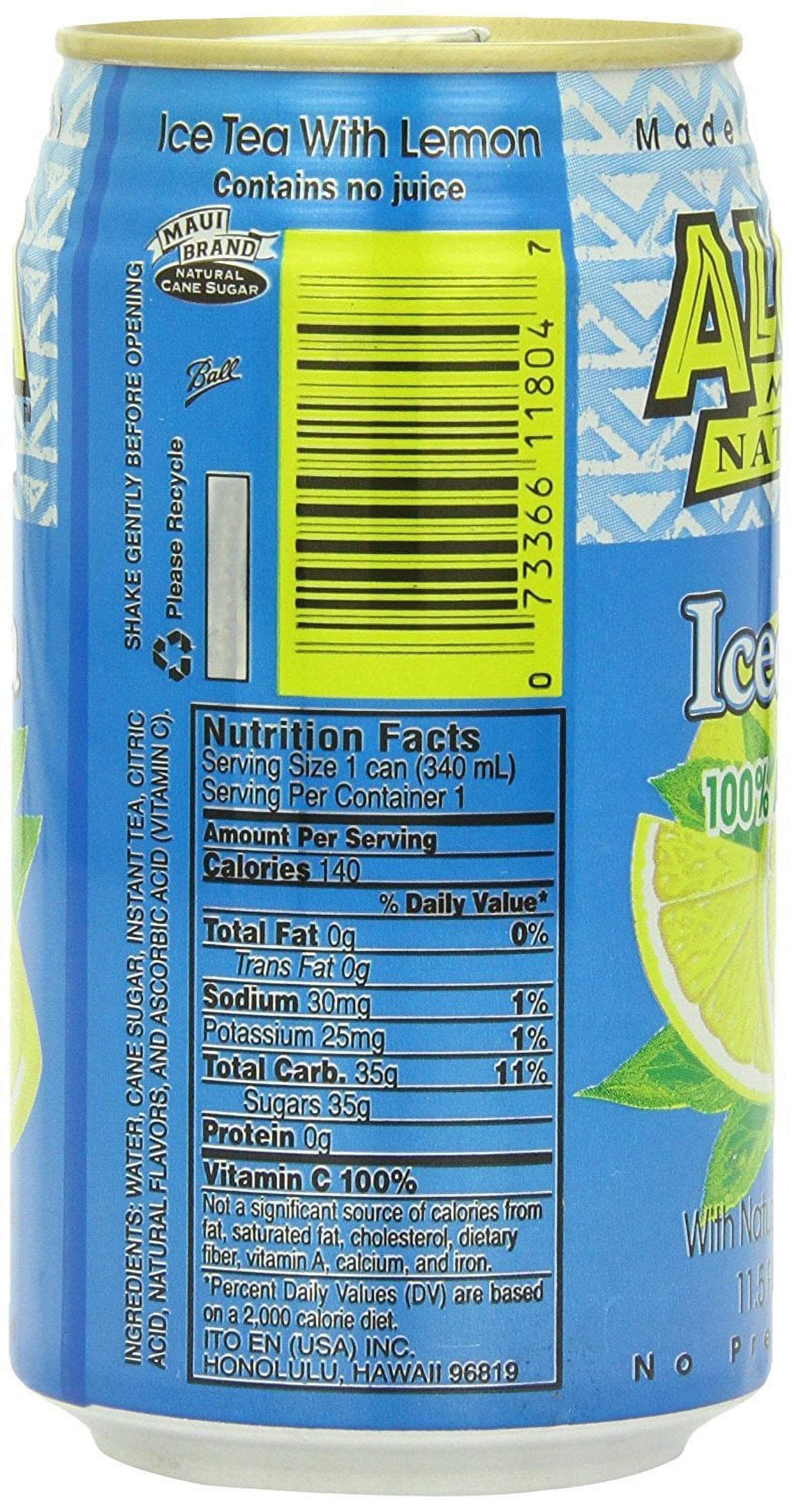 Aloha Maid Natural Drink, 11.5 Ounce (Pack of 6) ALOHA MAID 