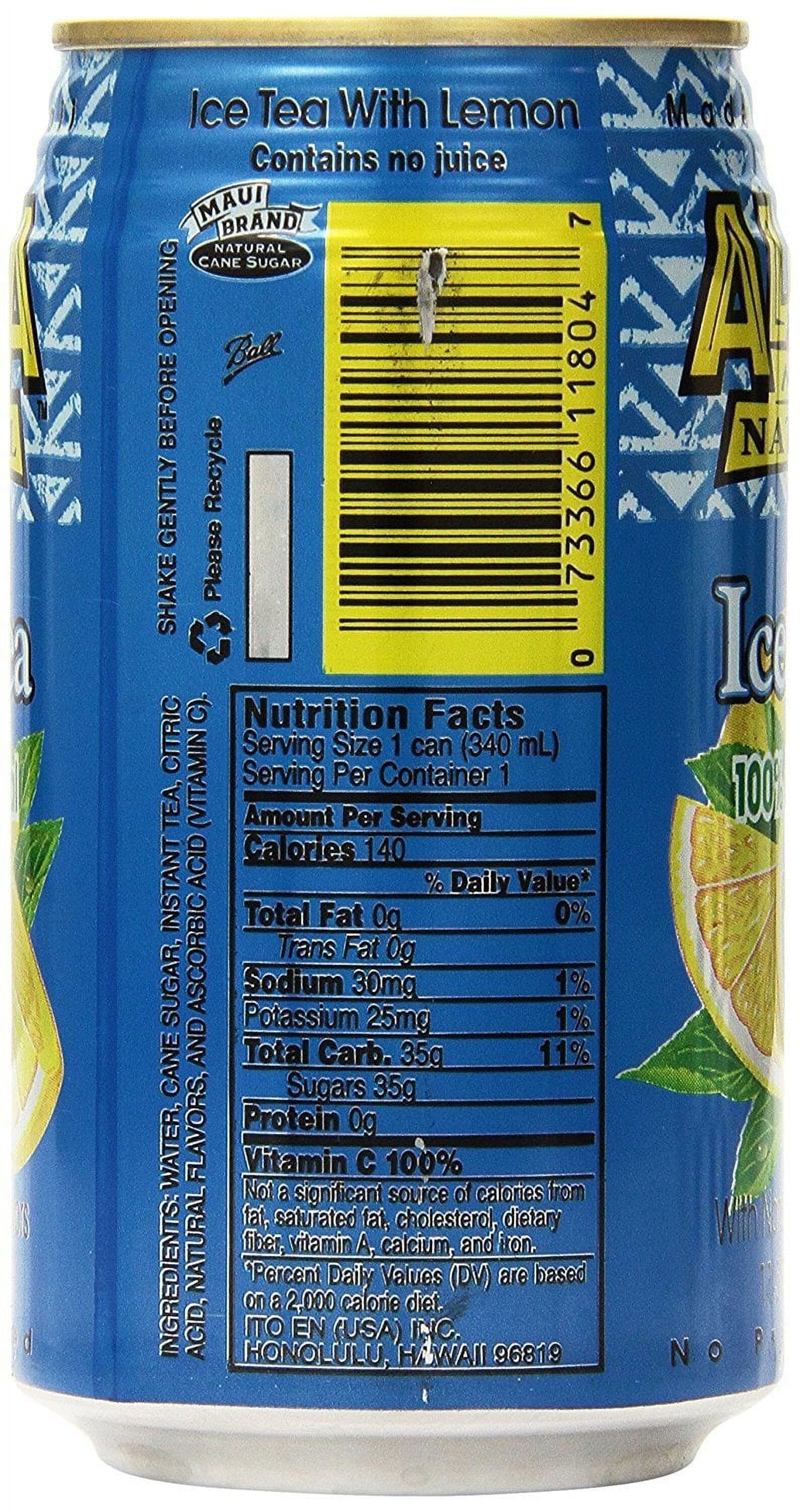 Aloha Maid Natural Drink, 11.5 Ounce (Pack of 6) ALOHA MAID 