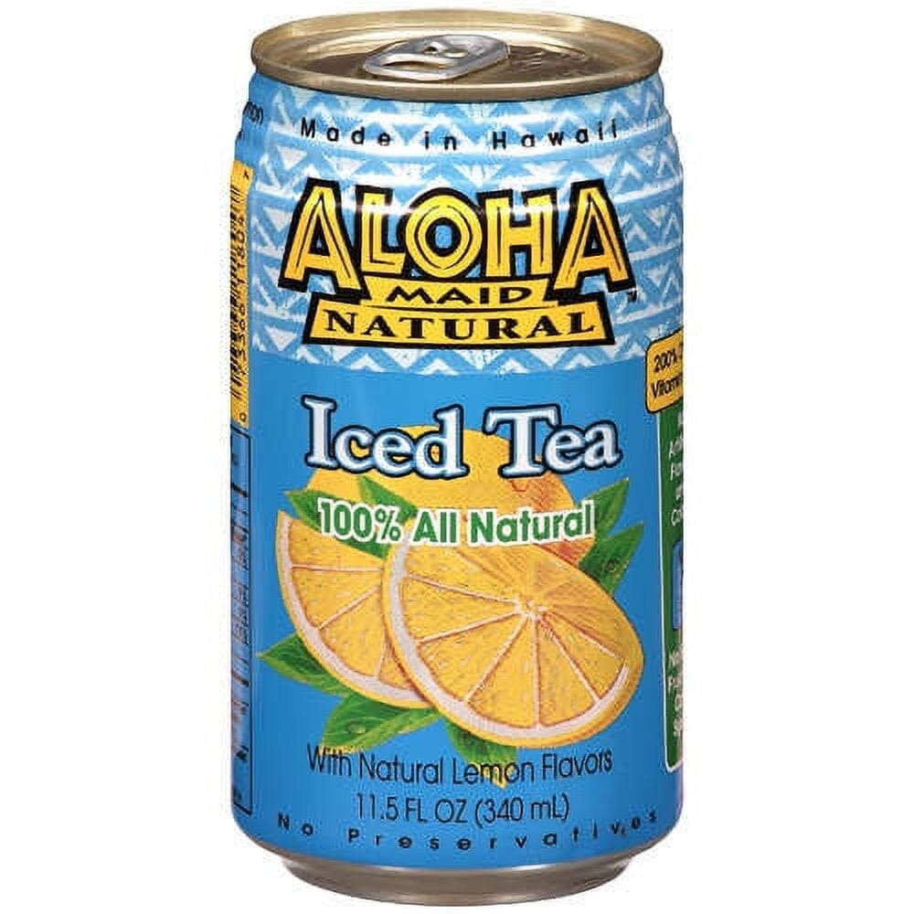 Aloha Maid Natural Drink, 11.5 Ounce (Pack of 6) ALOHA MAID Single 