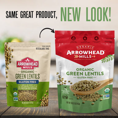 Arrowhead Mills Organic Green Lentils, 16 Oz Bag Arrowhead Mills 