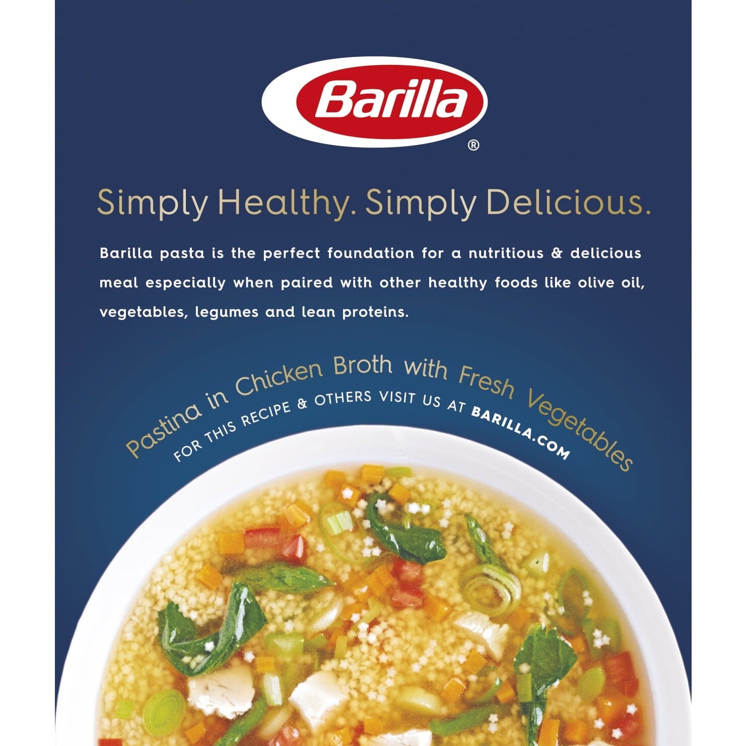 BarillaÂ® Classic Blue Box Soup Pasta Pastina 12 oz Barilla 