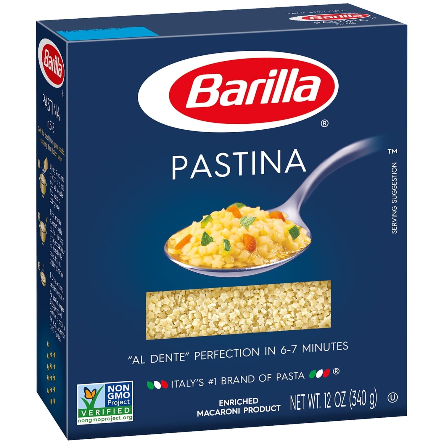 BarillaÂ® Classic Blue Box Soup Pasta Pastina 12 oz Barilla 