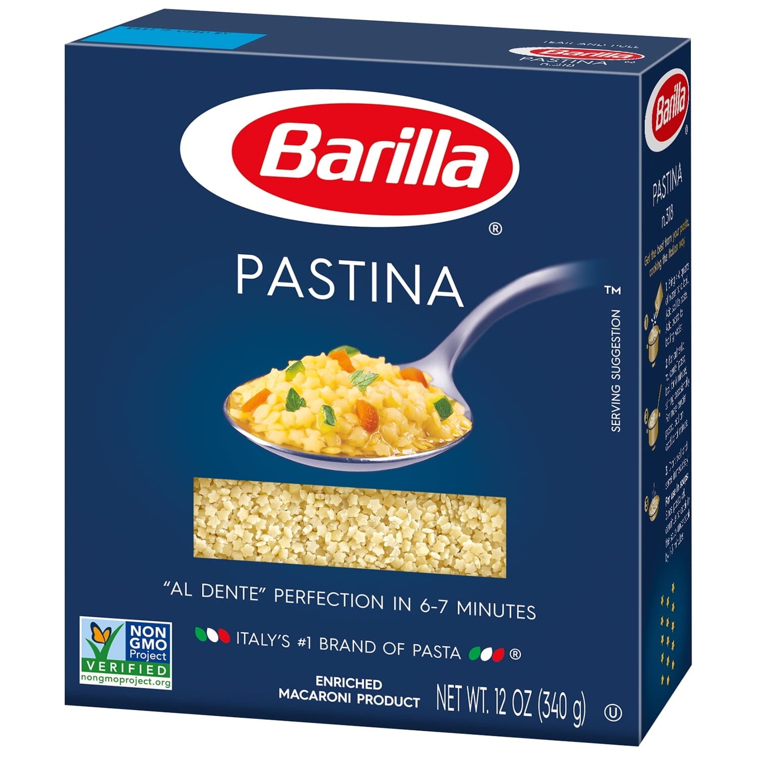 BarillaÂ® Classic Blue Box Soup Pasta Pastina 12 oz Barilla 