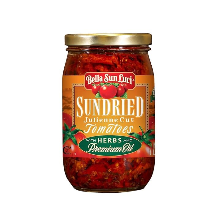 Bella Sun Luci Sun-Dried Tomatoes in Olive Oil, Julienne Cut, 8.5 oz / 16 oz / 35 oz Bella Sun Luci 