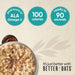 Better Oats 100 Calorie Apples and Cinnamon Oatmeal with Flax Seeds, 10 Instant Oatmeal Packets, 9.8 Ounce, Case of 6 Better Oats 