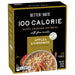 Better Oats 100 Calorie Apples and Cinnamon Oatmeal with Flax Seeds, 10 Instant Oatmeal Packets, 9.8 Ounce, Case of 6 Better Oats 