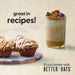Better Oats 100 Calorie Apples and Cinnamon Oatmeal with Flax Seeds, 10 Instant Oatmeal Packets, 9.8 oz Pack Better Oats 