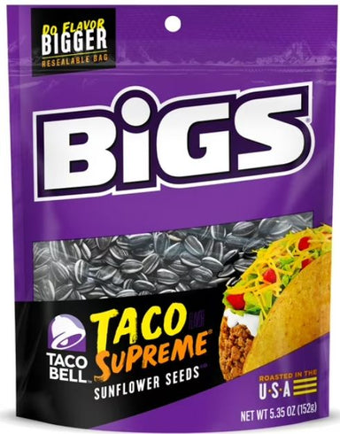 BIGS Taco Supreme Sunflower Seeds, 5.35 Ounce BIGS Single 