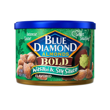 Blue Diamond Almonds Bold Wasabi & Soy, 6 Ounce Can Blue Diamond Almonds 6 Ounce 