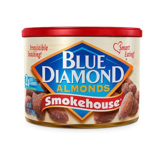 Blue Diamond Almonds, Can Blue Diamond Almonds Smokehouse 6 Oz-12 Count 