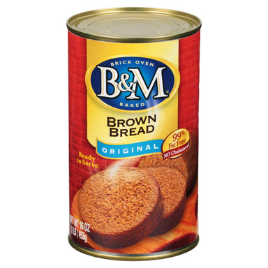 B&M Original Brown Bread, Shelf-Stable, 16 oz Can B&M Single 