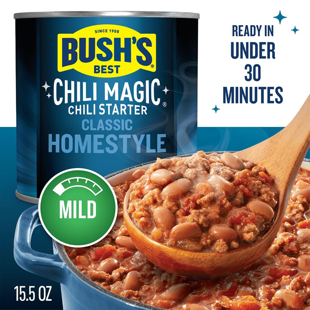 Bush's Classic Homestyle Chili Magic, Canned Beans, 15.5 oz Can BUSH'S 