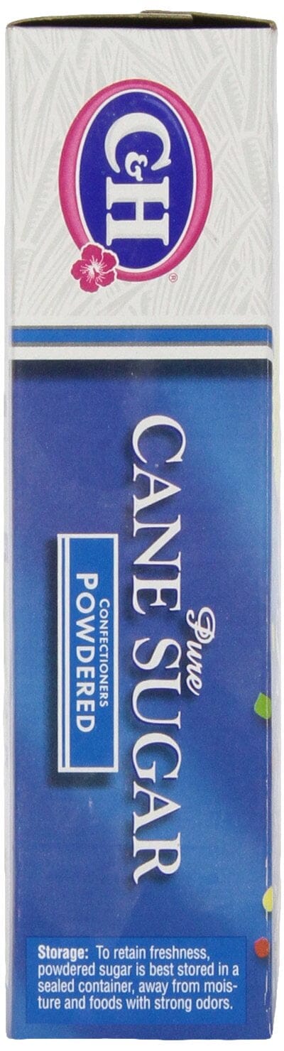 C&H Pure Cane Sugar Confectioners Powdered 1 lb Box C&H 