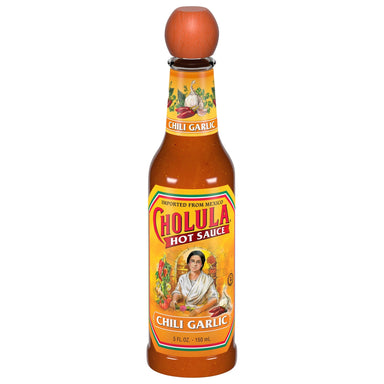 Cholula Non-GMO Kosher Chili Garlic Hot Sauce, 5 fl oz Bottle Cholula 