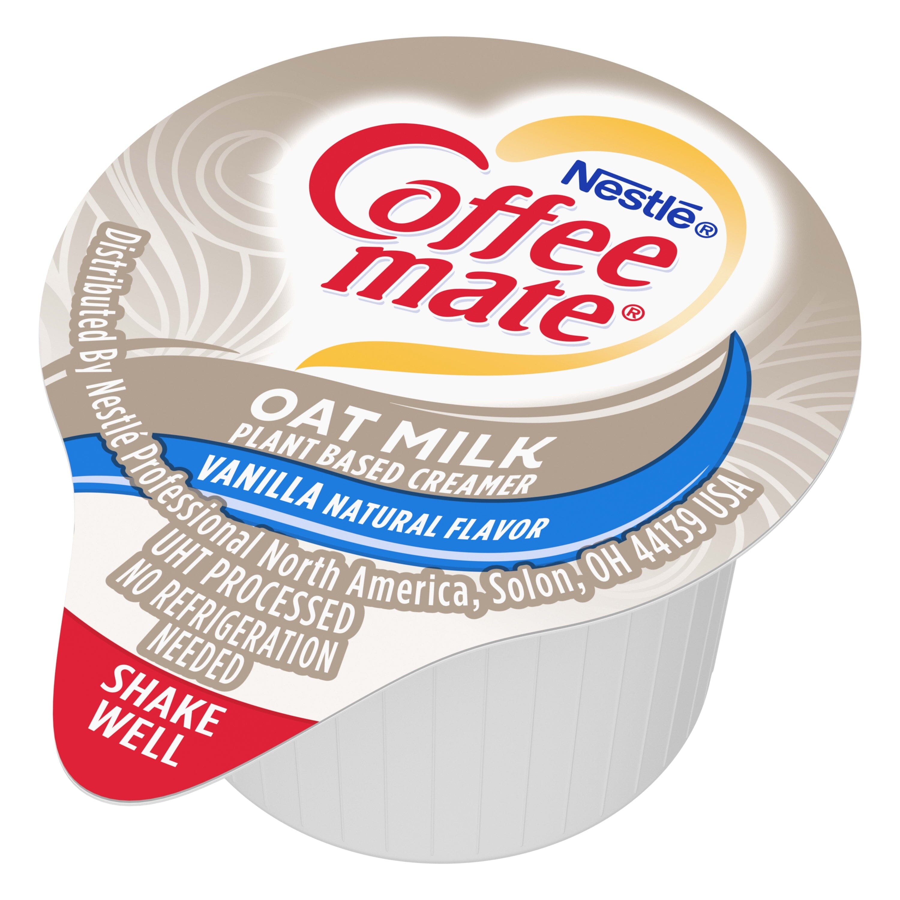 Coffee mate Plant Based Oat Milk Vanilla Non-Dairy Creamer, 0.375 fl oz, 50 Count Tubs Coffeemate 