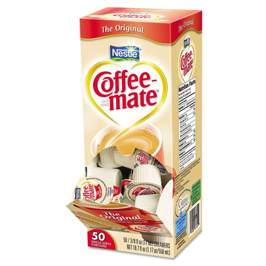 Coffee mate The Original Non-Dairy Creamer, 0.375 fl oz, 50 Count Tubs Coffeemate 50 