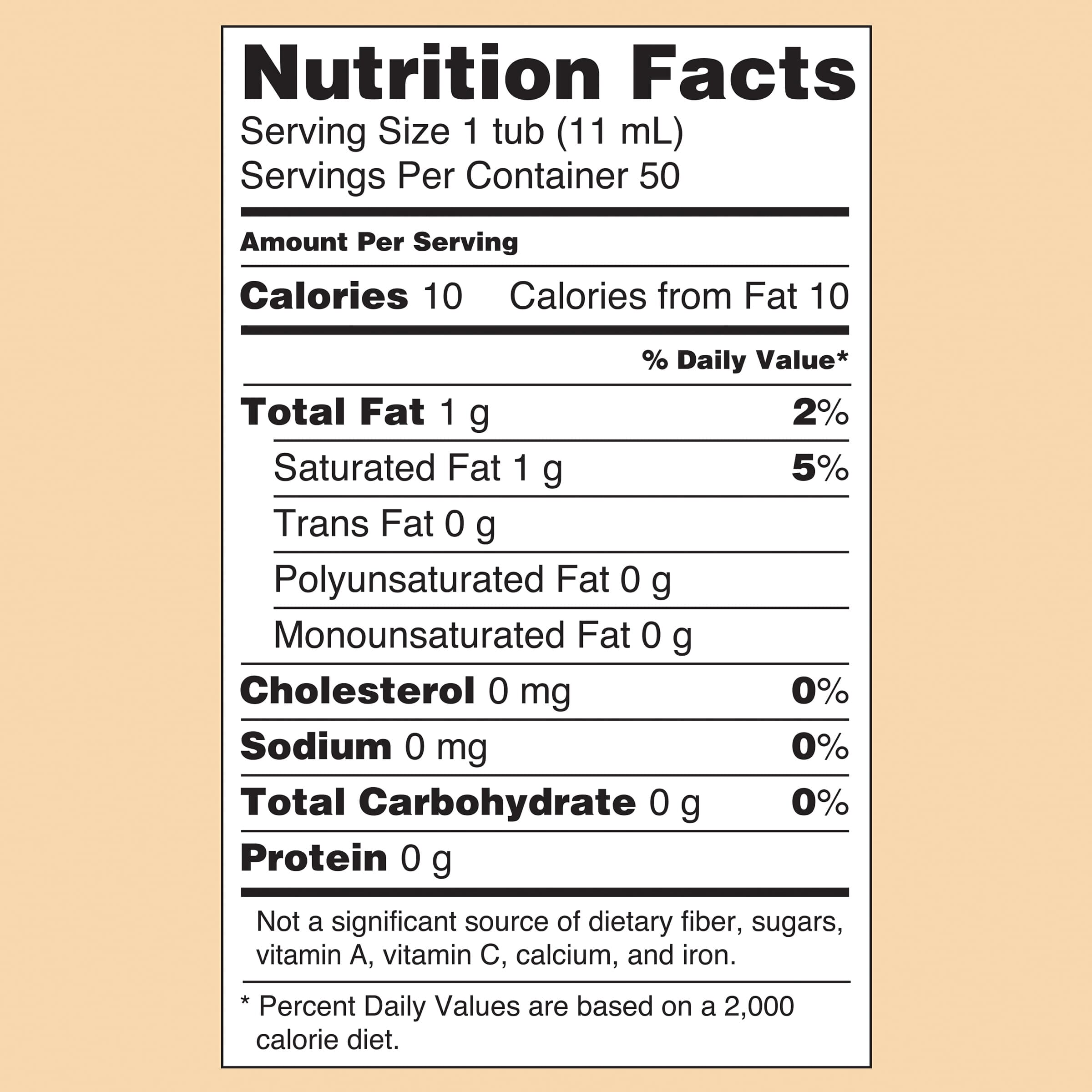 Coffee mate The Original Non-Dairy Creamer, 0.375 fl oz, 50 Count Tubs Coffeemate 