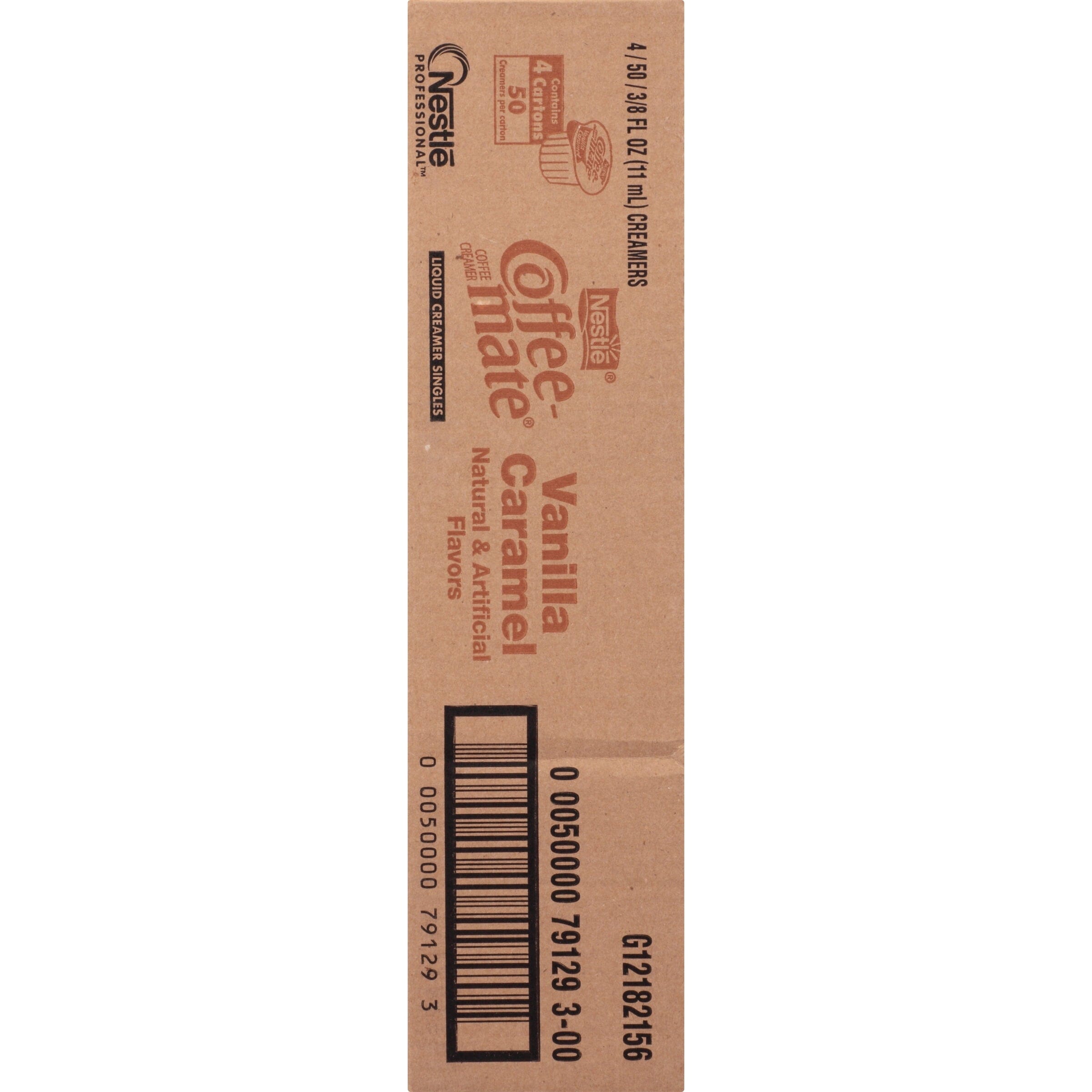 Coffee Mate Vanilla Caramel Liquid Coffee Creamer Singles, Lactose-Free Creamer, 0.375 Fl Oz, 50 Ct (Copy) Coffeemate 