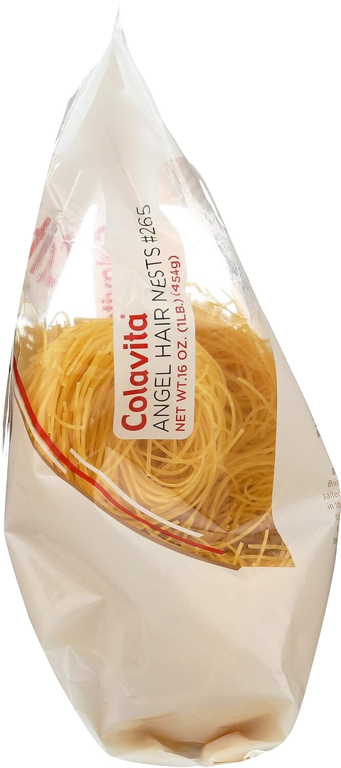 Colavita Capellini (Angel Hair) Nest Pasta, 16 Oz Bag Colavita 