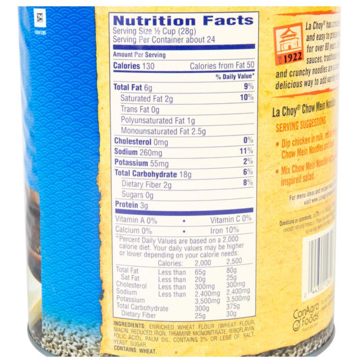 ConAgra Foods La Choy Chow Mein Noodles, 24 Ounce La Choy 