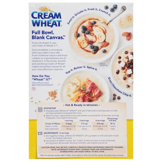 Cream of Wheat 10 Minute 28 Ounce Box Cream Of Wheat 