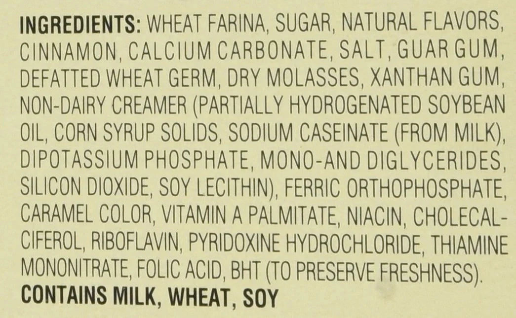 Cream of Wheat, Cinnabon Flavored, 10ct Box, 12.3 Ounce Cream Of Wheat 