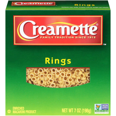 Creamette Short Cut Pasta Rings, 7-Ounce Box Creamette Single 