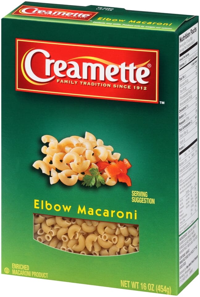 Creamette Small Elbow Macaroni Pasta, 16-Ounce Box Creamette 