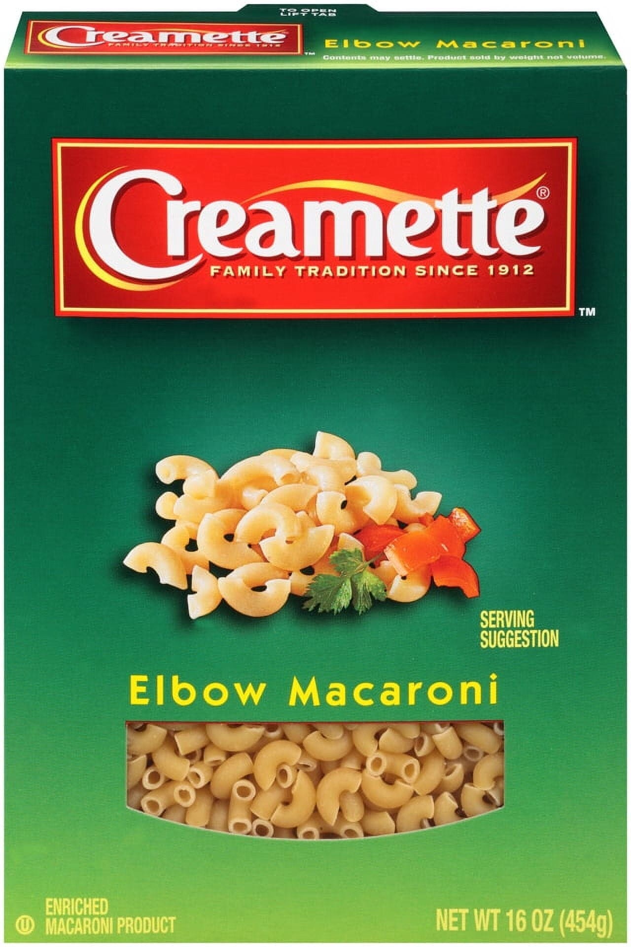 Creamette Small Elbow Macaroni Pasta, 16-Ounce Box Creamette 