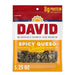 DAVID Jumbo Spicy Queso Sunflower Seeds, Roasted & Seasoned Snack, 5.25 Oz DAVID 5.25 Ounce 