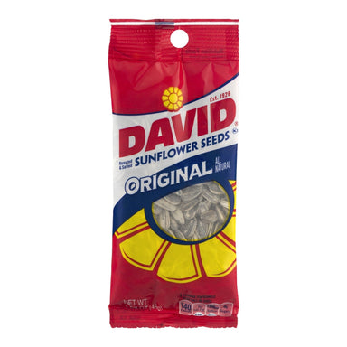 David Original Sunflower Seeds 1.625 oz. Bag DAVID Seeds 