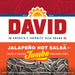 DAVID Seeds Keto Friendly Jalapeno Flavored Salted and Roasted Jumbo Sunflower Seeds, 5.25 Ounce, Pack of 12 DAVID Seeds 