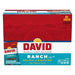 David Sunflower Seed, 1.625 Ounce Tube (Best Before Feb-Mar 2025) DAVID Seeds Ranch 1.625 Oz-12 Count 