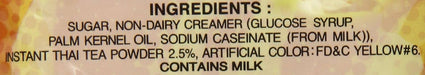 De De Instant Thai tea with Cream and Sugar, 1.23oz x 12pks Snackathon Foods 