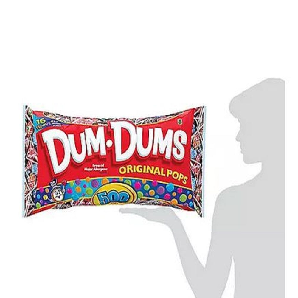 Dum Dums Original Mix Lollipops Candy, 500ct Big Bag Dum-Dums 